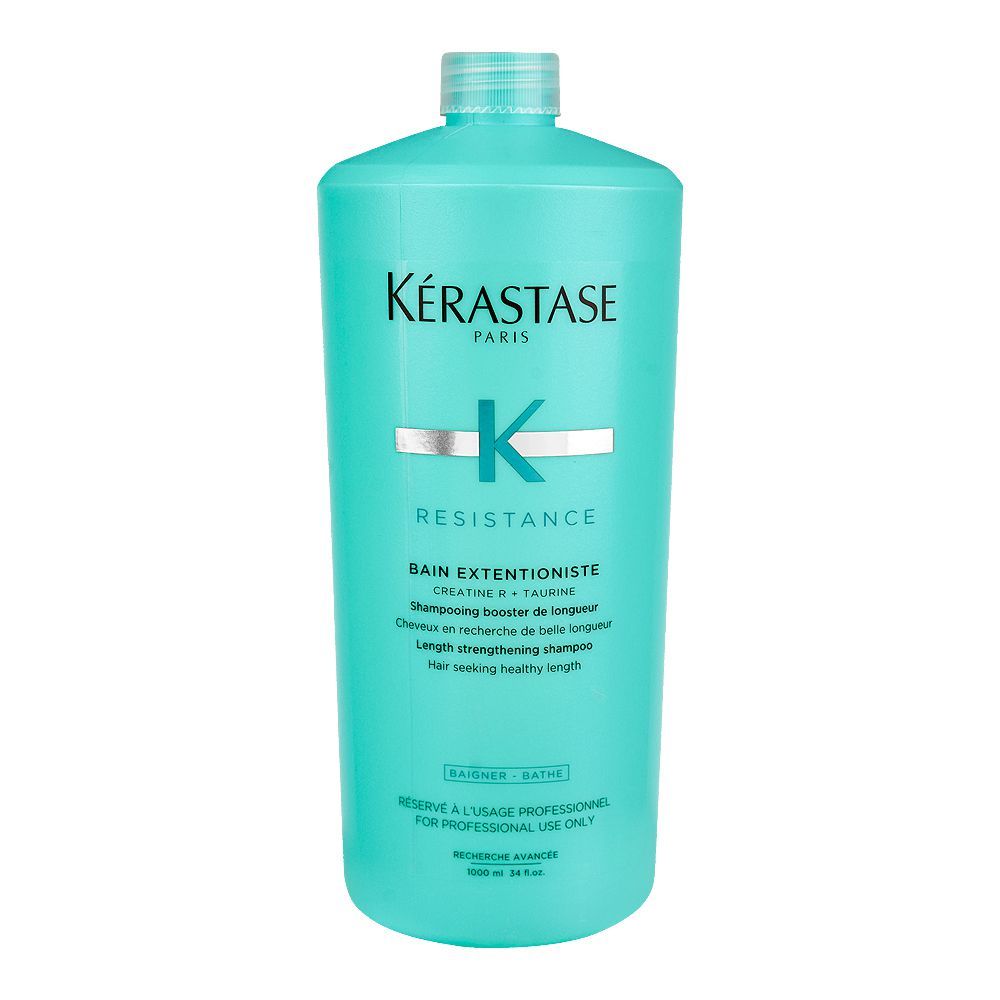 Kerastase Resistance Bain Extentioniste Shampoo, For Damaged and Over-Processed Hair, 1000ml - Front View
