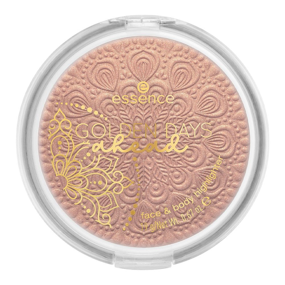 Essence Golden Days Ahead Face & Body Highlighter, 19g, 01 Baby It's Gold Outside! - Front View