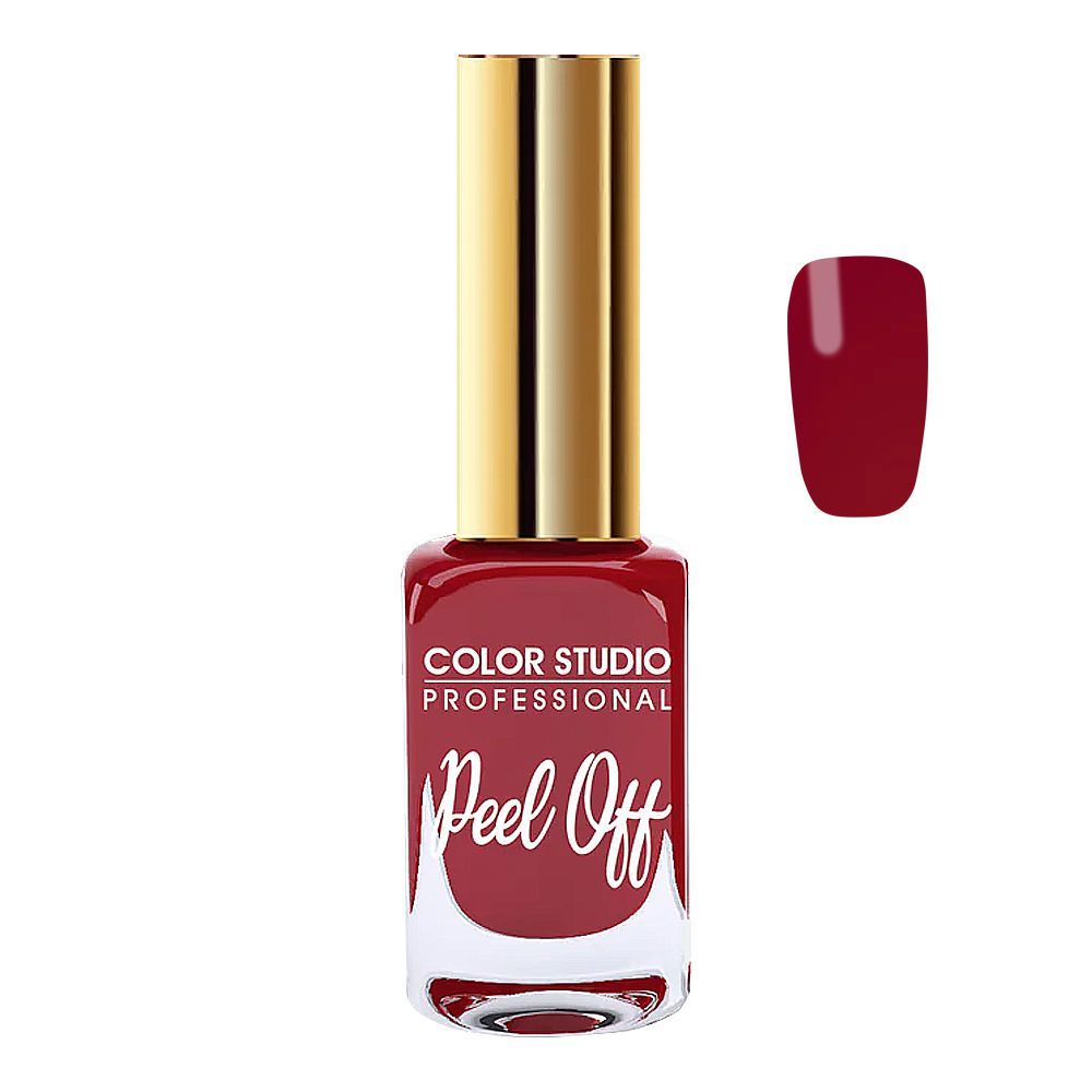 Color Studio Peel Off Water Based Nail Polish, 10ml, No. 2 - Front View