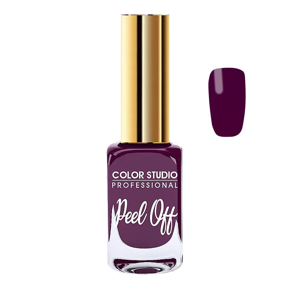 Color Studio Peel Off Water Based Nail Polish, 10ml, No. 18 - Front View