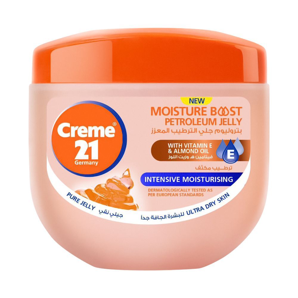 Creme 21 Moisture Boost Intensive Moisturizing Petroleum Jelly, 300ml -  Front View