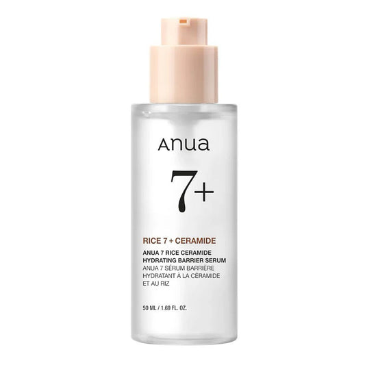 Anua 7+ Rice Ceramide Hydrating Barrier Serum, 50ml - Front View