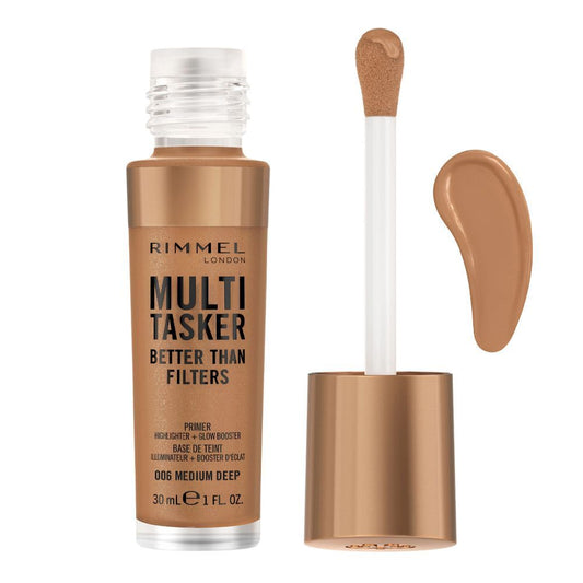 Rimmel Multi Tasker Better Than Filters, Vegan, 30ml, 006 Medium Deep - Front View