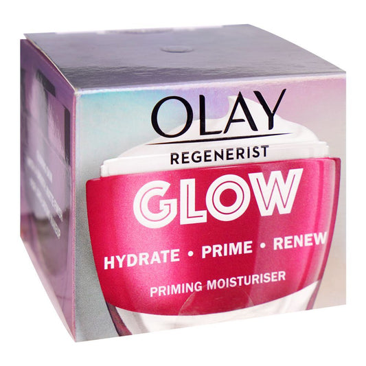 Olay Regenerist Glow Hydrating Primer and Day Cream, For Radiant Skin, 50ml -  Front View