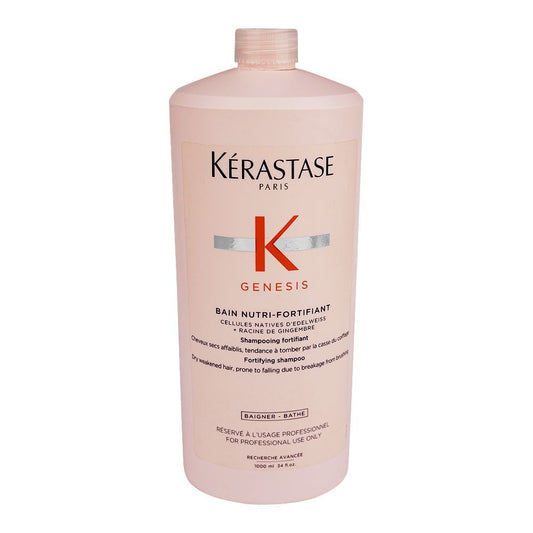 Kerastase Genesis Bain Nutri-Fortifiant Shampoo, For Dry and Weak Hair, 1000ml - Front View