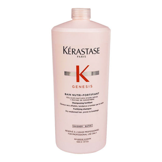 Kerastase Genesis Bain Nutri-Fortifiant Shampoo, For Dry Weak Hair, 1000ml - Front View