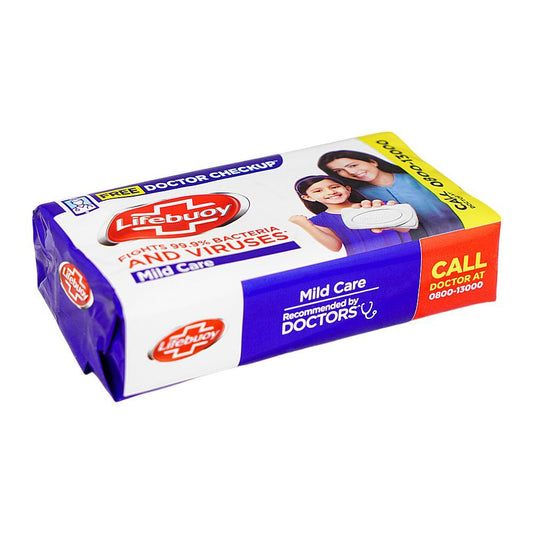 Lifebuoy Mild Care Soap, 162g - Front View
