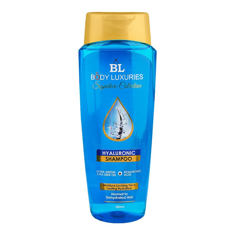Body Luxuries Signature Collection Hyaluronic Shampoo, For Normal Hair, 400ml - Front View