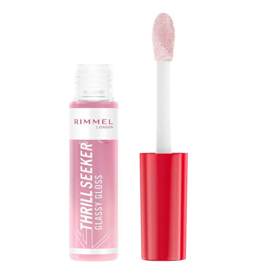Rimmel Thrill Seeker Glassy Lip Gloss, 100 Coco Suga - Front View