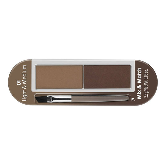 Essence Brow Powder Set, Vegan, 2.3g, 01 Light & Medium - Front View