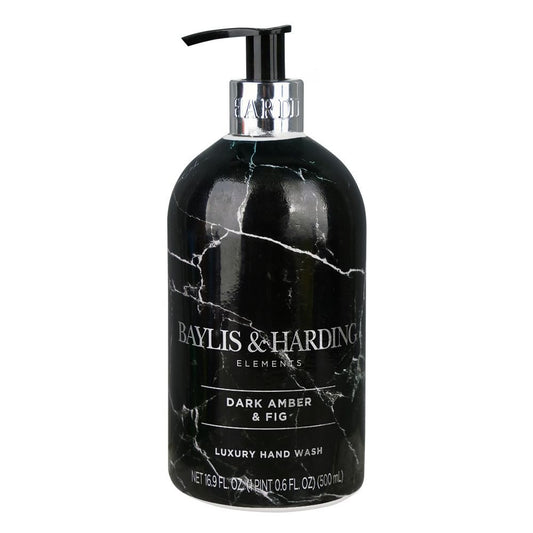 Baylis & Harding Elements Dark Amber & Fig Luxury Hand Wash, 500ml - Front View