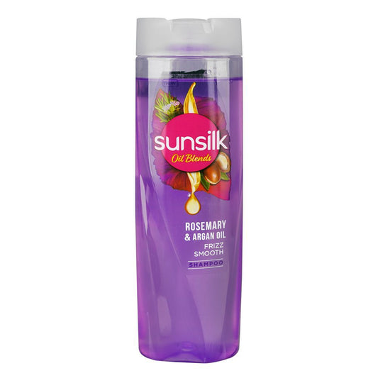 Sunsilk Oil Blends Frizz Smooth Shampoo With Rosemary & Argan Oil, 380ml - Front View