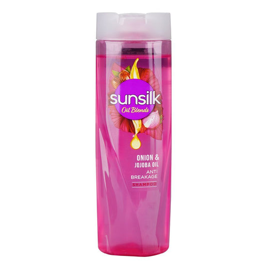 Sunsilk Oil Blends Anti Breakage Shampoo With Onion & Jojoba Oil, 380ml - Front View