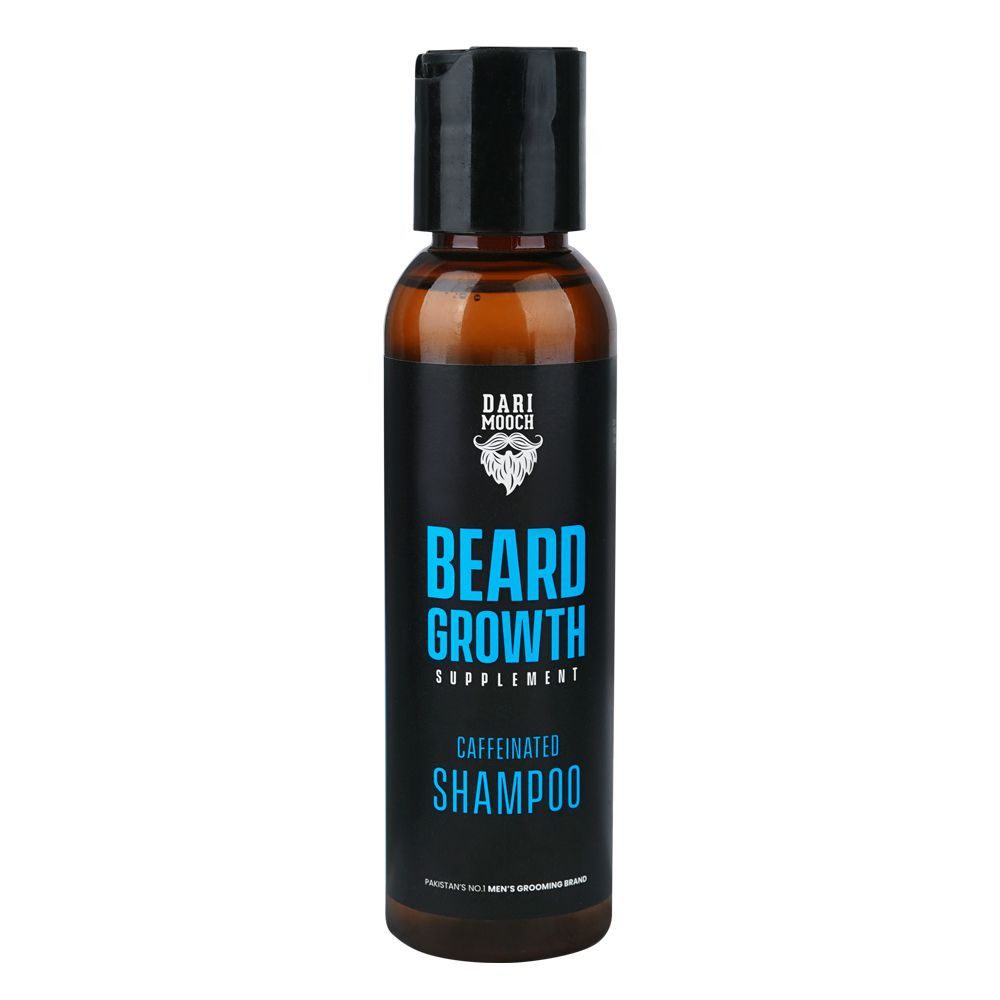 Dari Mooch Beard Growth Caffeinated Shampoo, 120ml - Front View