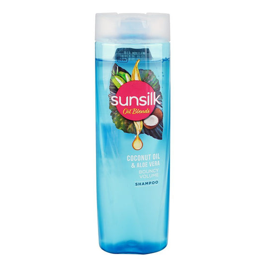 Sunsilk Coconut Oil and Aloe Vera Bouncy Volume Shampoo, 380ml - Front View