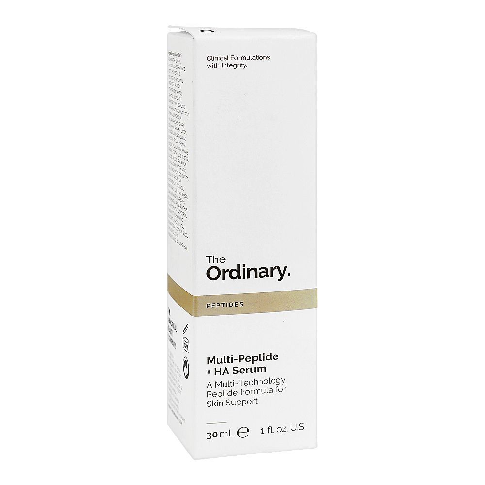 T.O. Multi-Peptide +HA Anti-Aging Serum, For All Skin Types, 60ml - Front View
