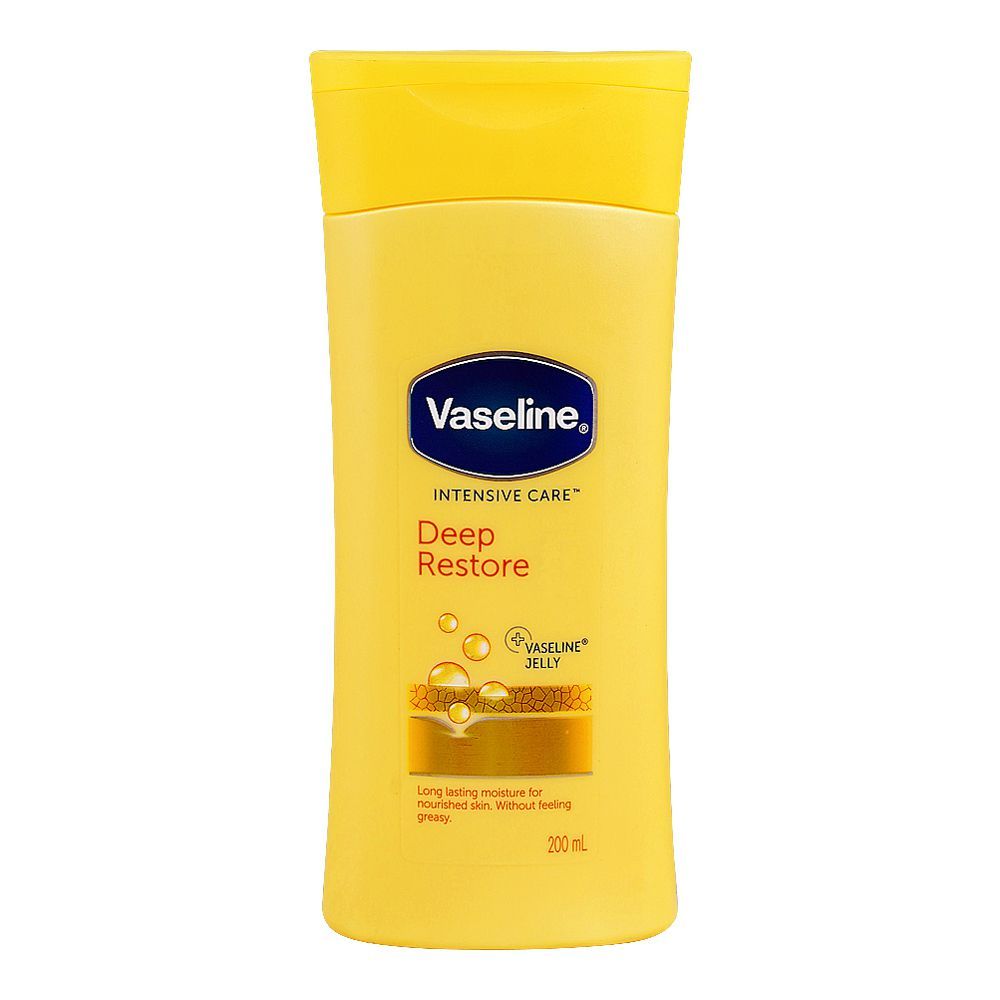 Vaseline Intensive Care Deep Restore Body Lotion, 200ml -  Front View