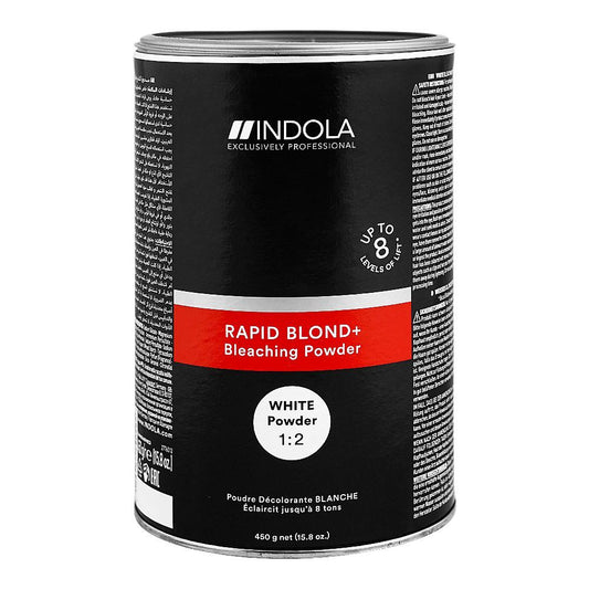 Indola Rapid Blond + Bleaching Powder, White, 450g -  Front View