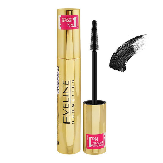 Eveline Wonder Match Volume & Length Mascara, Intense Black, 7ml - Front View
