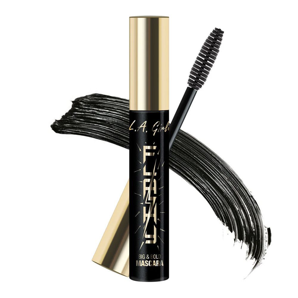 L.A. Girl Flashy Mascara, 8ml, GMS649 Jet Black - Front View