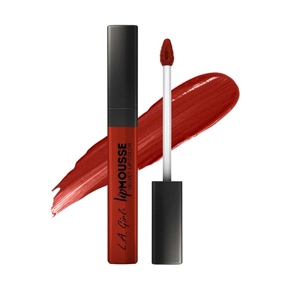 L.A. Girl Lip Mousse Velvet Lip Color Liquid Lipstick, GLC789 Attitude - Front View