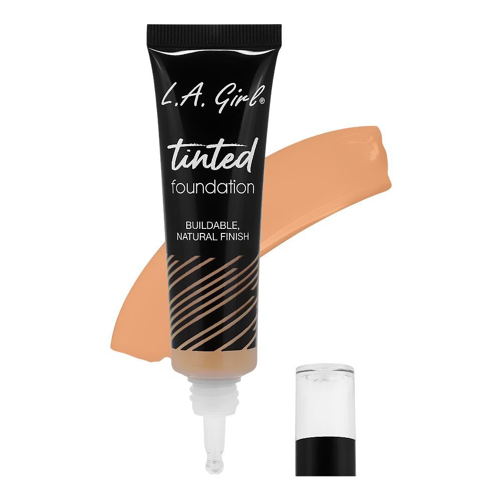 L.A. Girl Tinted Liquid Foundation, 30ml, GLM758 Golden - Front View