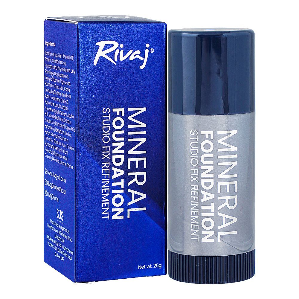 Rivaj UK Mineral Foundation TV Paint Stick, 25g, No. 10 - Front View