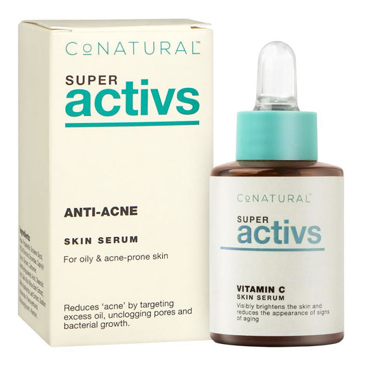 CoNatural Super Activs Anti-Acne Skin Serum, 30ml - Front View