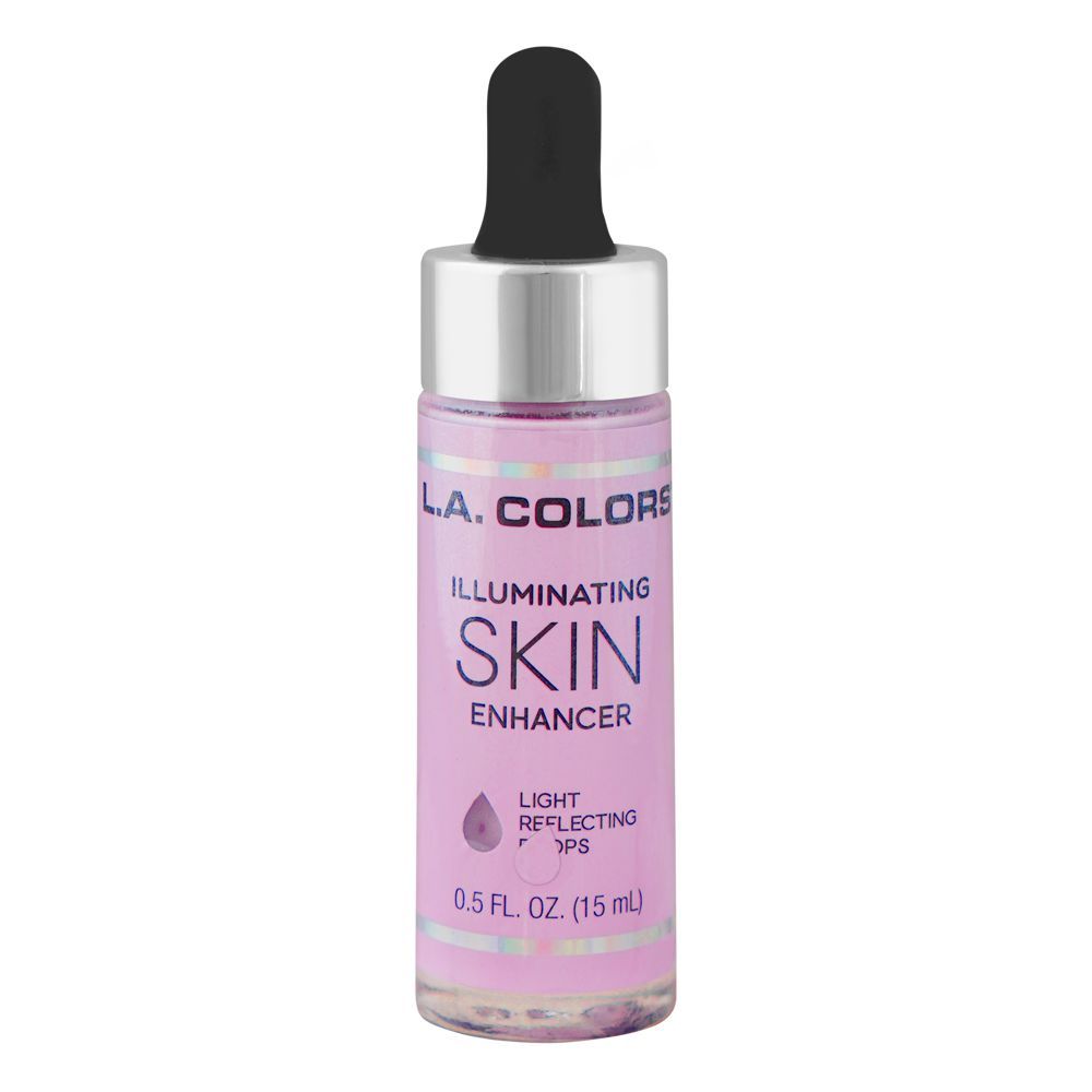 L.A. Colors Illuminating Skin Enhancer Light Reflecting Drops, 15ml, CID243 Moon Beam - Front View