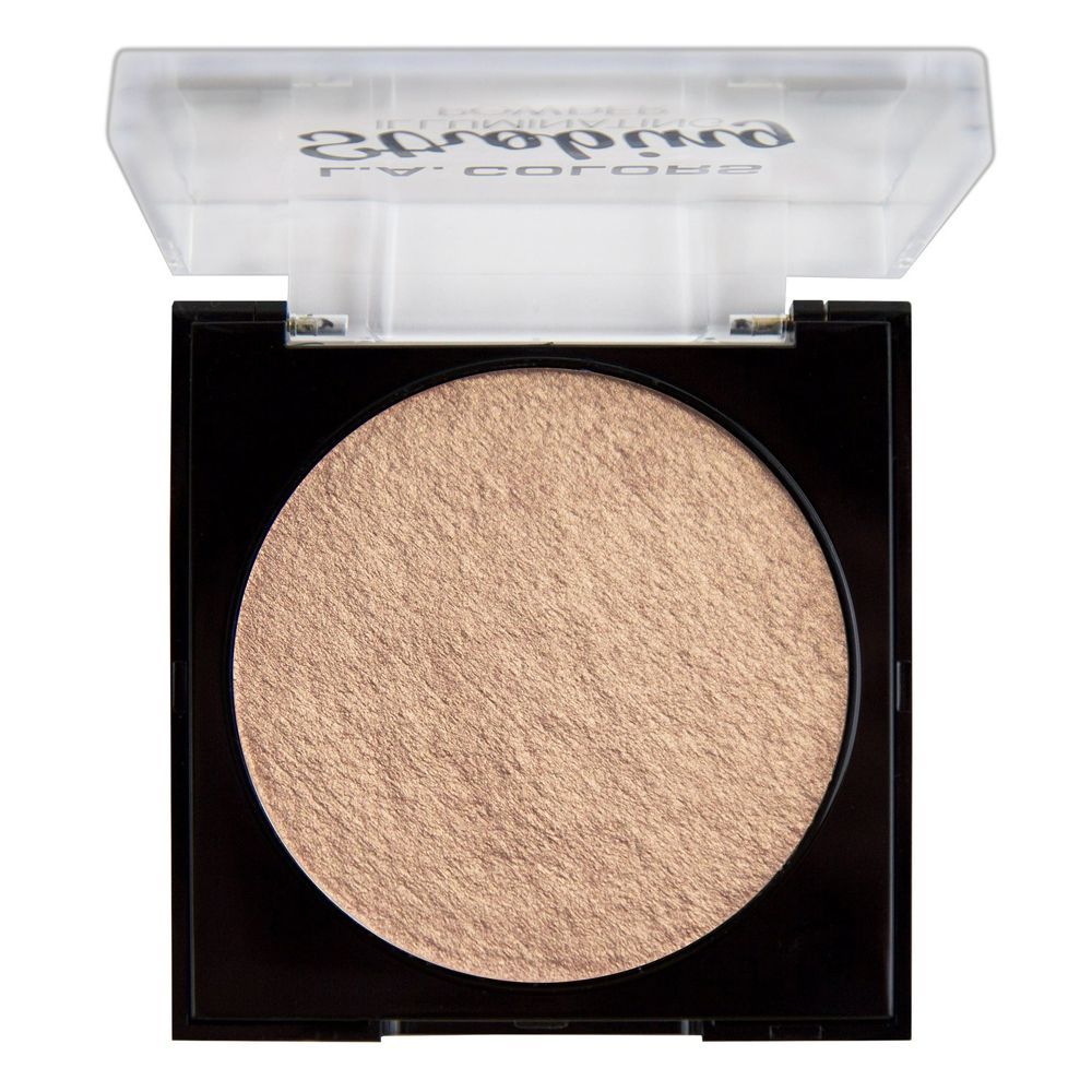 L.A. Colors Strobing Illuminating Powder, 6.5g, CSP255 Gold Halo - Front View
