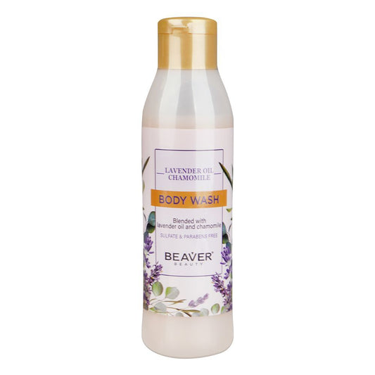 Beaver Lavender Oil and Chamomile Body Wash, Sulphate & Paraben Free, 258ml - Front View