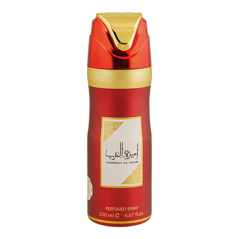 Lattafa Ameerat Al Arab Body Spray, For Women, 200ml - Front View
