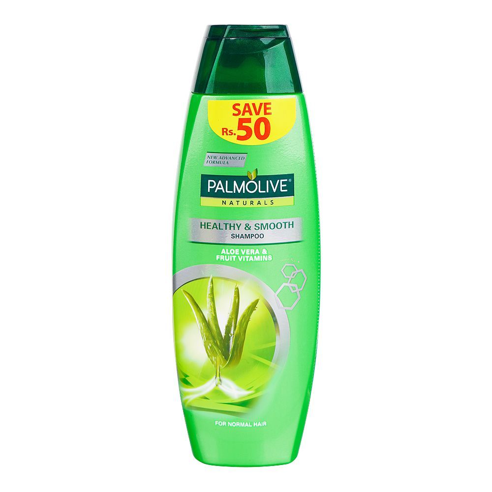 Palmolive Naturals Healthy & Smooth Shampoo, 180ml - Front View