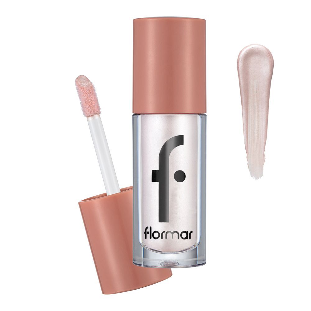 Flormar Mood Booster Liquid Illuminator, 4ml, 001 Moon Glow - Front View