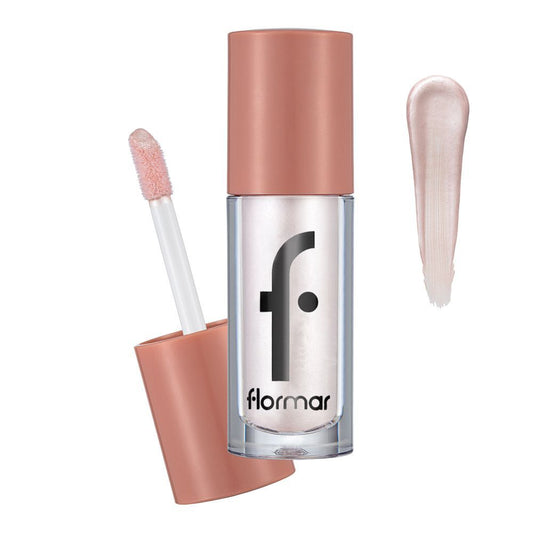 Flormar Mood Booster Liquid Illuminator, 4ml, 001 Moon Glow - Front View
