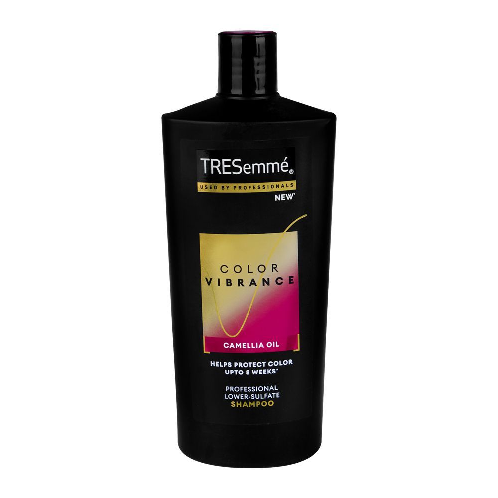 Tresemme Color Vibrance Camellia Oil Shampoo, For Color Treated Hair, 650ml - Front View