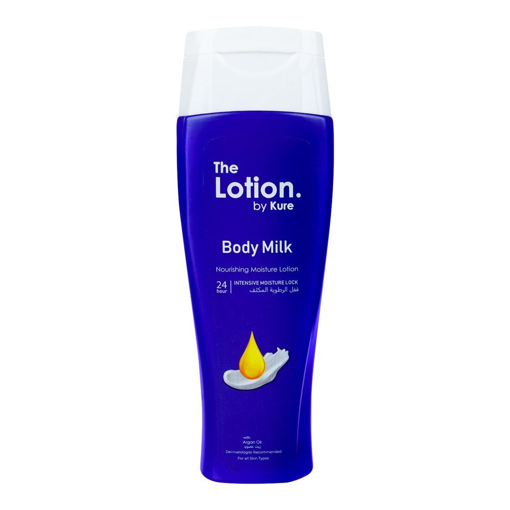 English The Lotion By Kure Argan Oil Body Milk Nourishing Body Lotion, 200ml -  Front View