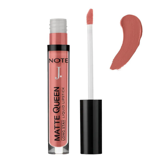 J. Note Matte Queen Long Stay Liquid Lipstick, 4ml, 04 French Kiss - Front View