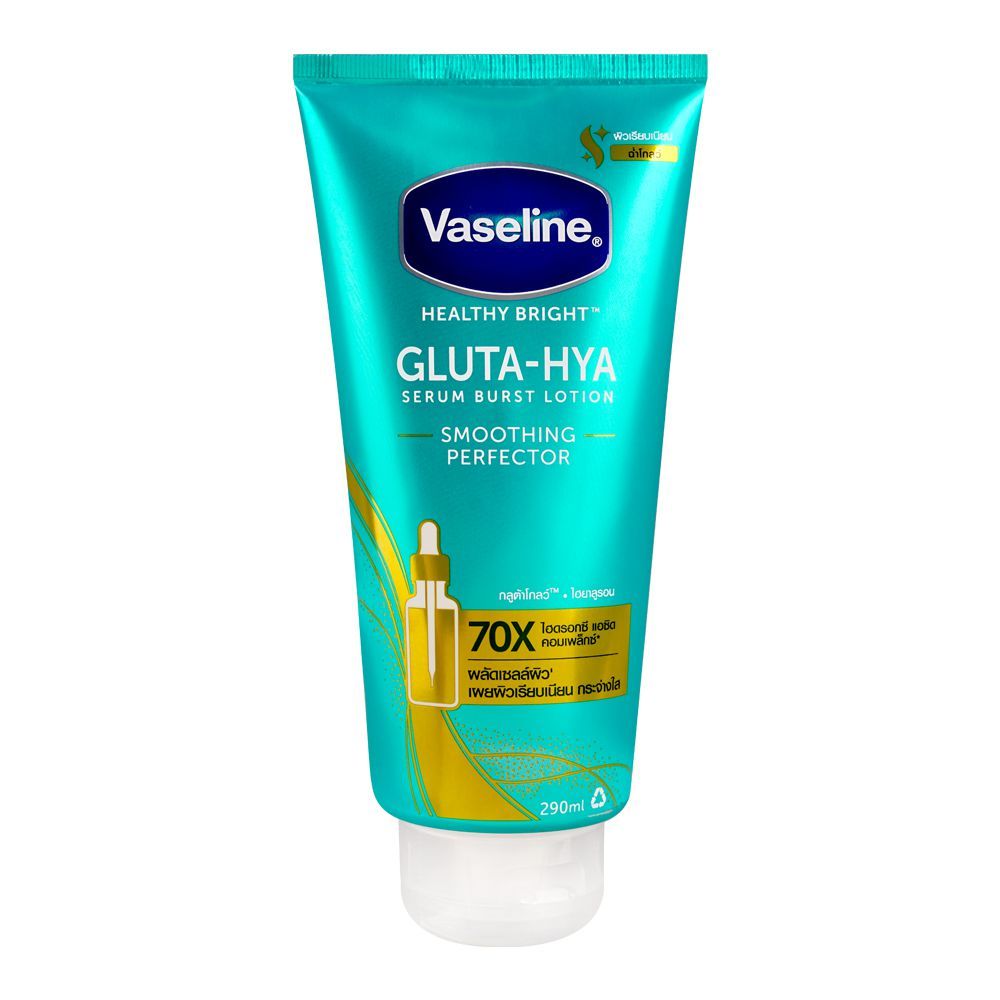 Vaseline Healthy Bright Gluta-Hya Serum Burst Lotion, For Face & Body, 300ml -  Front View