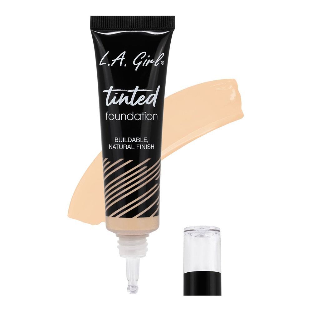 L.A. Girl Tinted Liquid Foundation, 30ml, GLM754 Nude - Front View