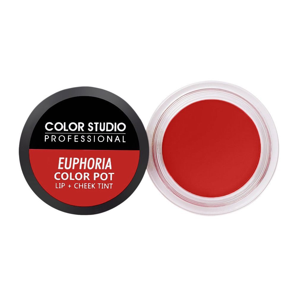Color Studio Color Pot Lip+Cheek Tint, Euphoria - Front View