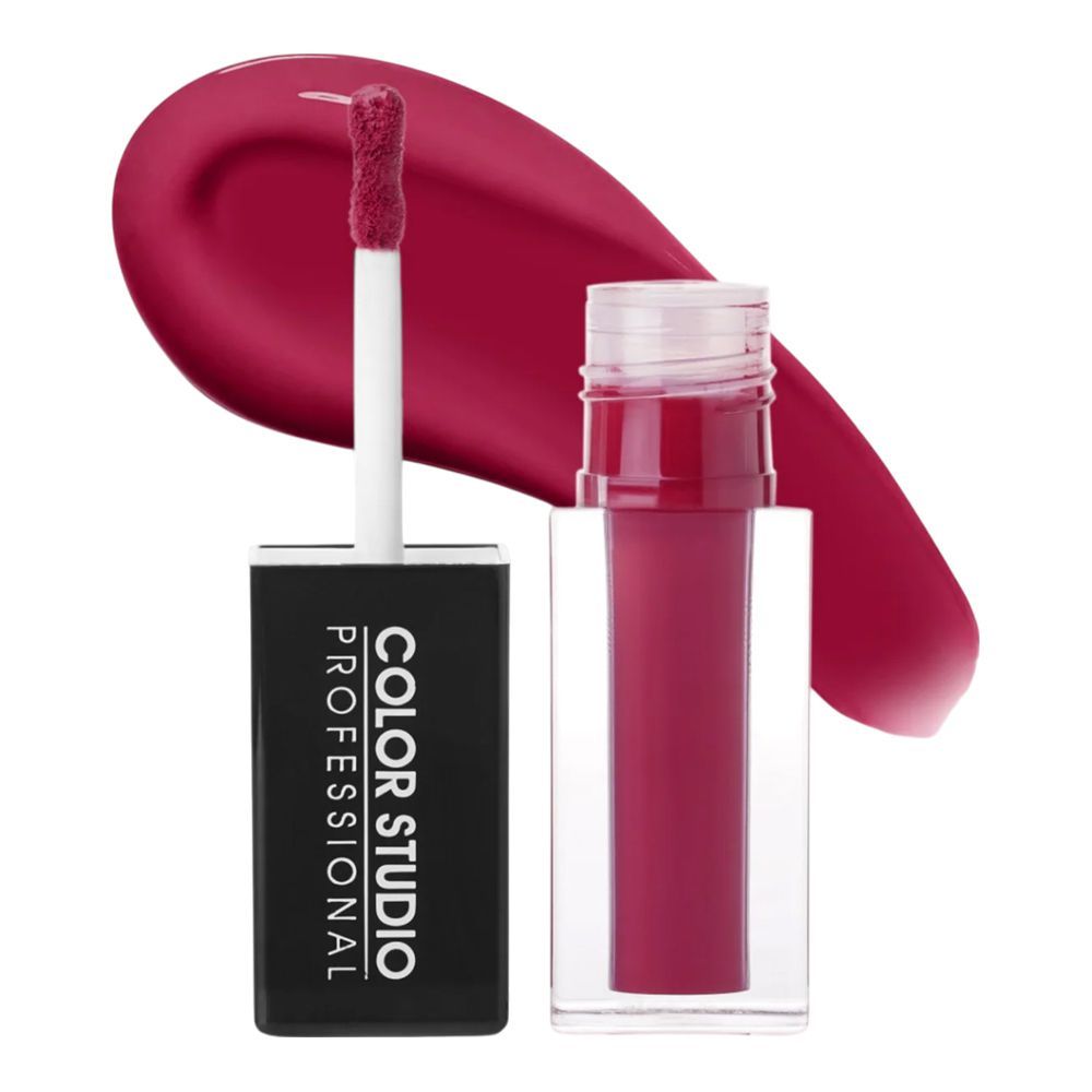 Color Studio Rock & Load Liquid Lipstick, 1.5ml, 128 Poppy - Front View