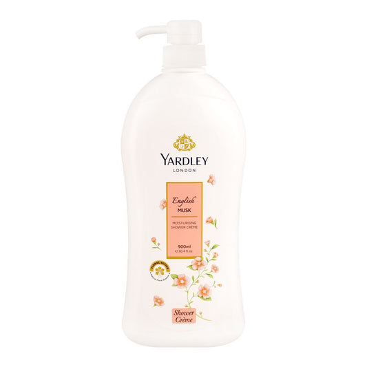 Yardley English Musk Moisturizing Shower Cream, 900ml - Front View