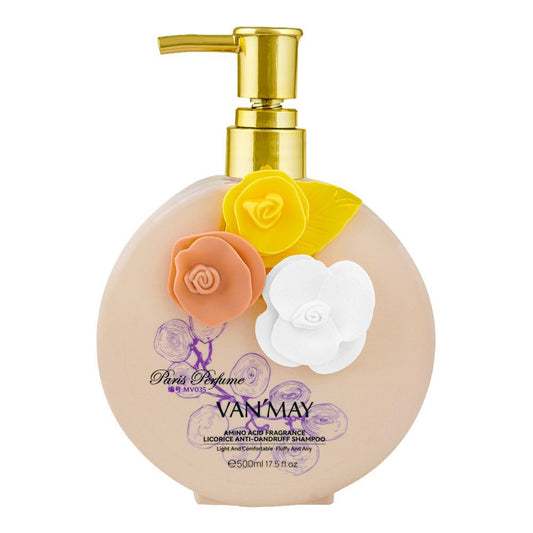 Van'May Paris Perfume Amino Acid Licorice Anti-Dandruff Shampoo, 500ml - Front View