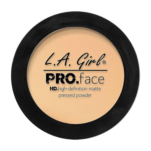 L.A. Girl Pro.Face HD Matte Pressed Powder, 7g, GPP604 Creamy Natural - Front View