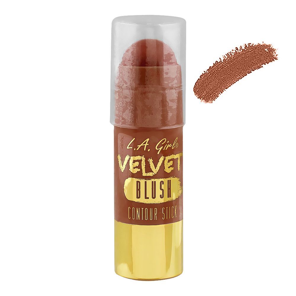 L.A. Girl Velvet Blush Contour Stick, 5.8, GCS596 Suede - Front View
