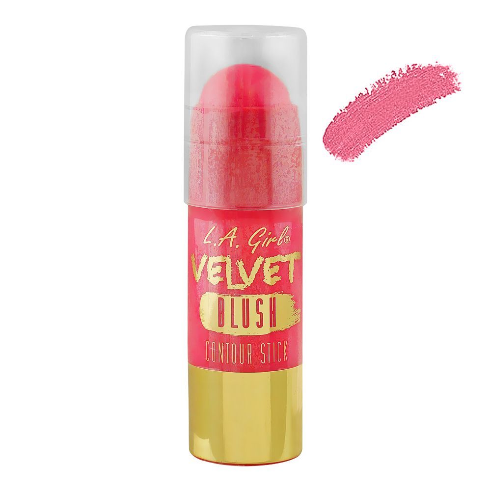 L.A. Girl Velvet Blush Contour Stick, 5.8, GCS586 Plume - Front View