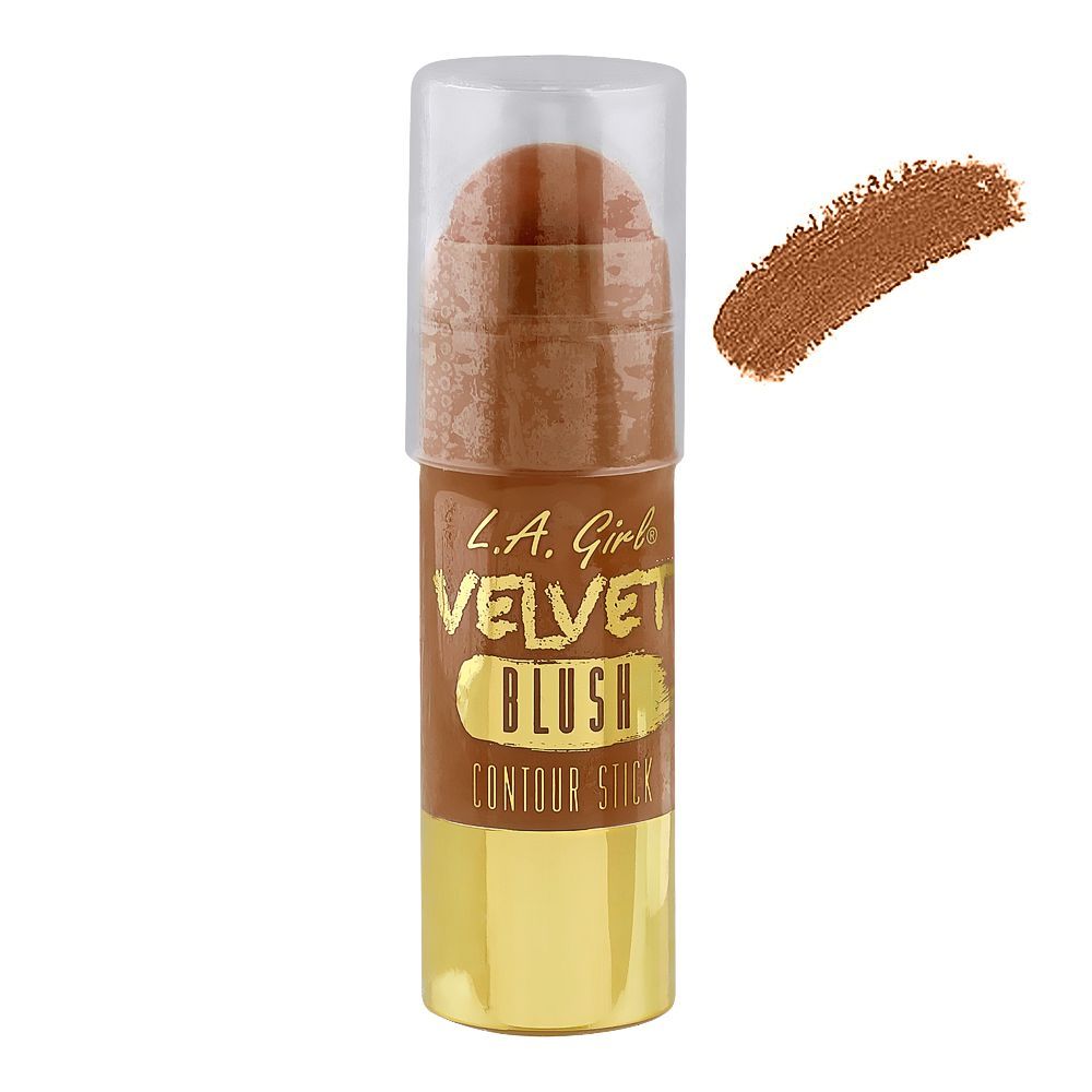 L.A. Girl Velvet Blush Contour Stick, 5.8, GCS595 Goddess - Front View