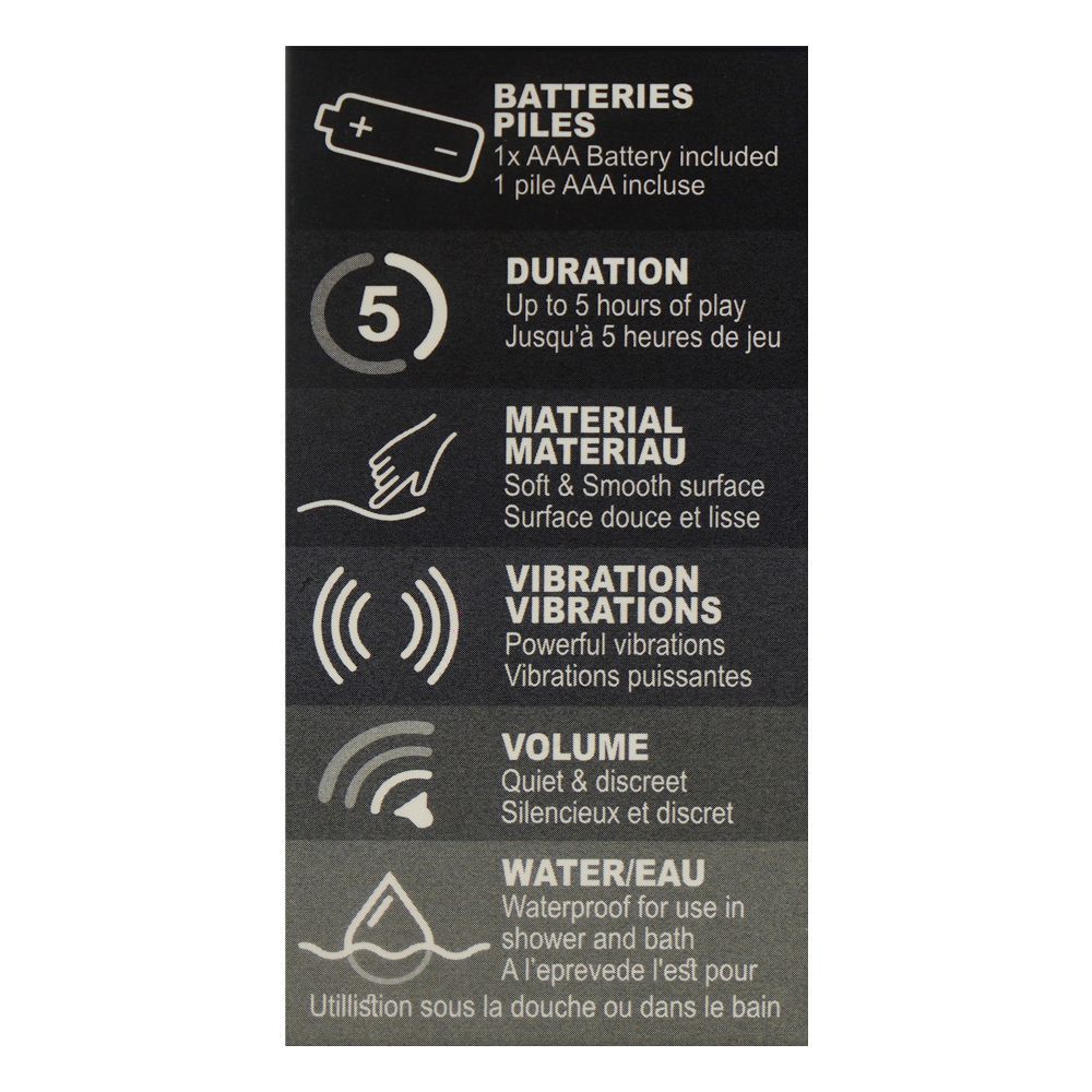 Durex Intense Vibrating Bullet Adult Sex Toy, Battery Included, Waterproof, 5-Hour Play