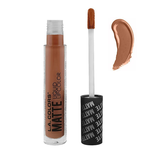L.A. Colors Matte Lip Color Liquid Lipstick, 4g, CLG401 Sultry - Front View